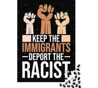 Anti Racism Social Justice 1000 Piece Jigsaw, 38x26cm/1000pcs