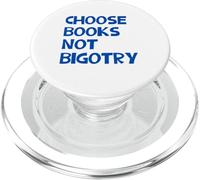 Anti-Racist Choose Books Not Bigotry Feminist Reader Reading PopSockets PopGrip for MagSafe