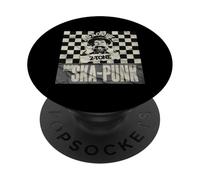 Anti-Racist Ska Punk 2-Tone Chess Checked OI Rude Boy PopSockets Adhesive PopGrip