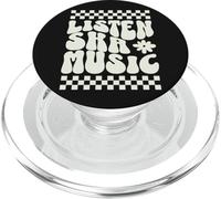 Anti-Racist Ska Punk 2-Tone Chess Checked OI Rude Boy PopSockets PopGrip for MagSafe