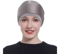 Anti Radiation Cap, Sunscreen Breathable Stretchy Hat, EMF/WIFI/5-G/RF Protection Shielding, Shielding Efficiency 99.99%,Silver,One Size