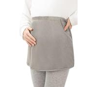 Anti-Radiation Maternity Apron, EMF Radiation Protection Adjustable Belly Band, Silver Fiber Fabric Top,Silver,L