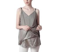 Anti-Radiation Maternity Clothes,360° Shield Dress Double Layer Washable Silver Fiber Vest for WiFi 5G EMF Anti-Radiation Shield (Color : Silver, Size : M)-1-