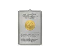 Anti Radiation Protection Sticker Shields 12 Pack 24K Gold Cell Phone Radiation Sticker emf Protection Blocker EMF laptops Tablets Radiation Blocker 5G Wi-Fi Bluetooth Protection Neutralizer