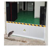 Anti Rat Baffle Door Stopper 1ft-14ft Wide, Metal Aluminum Mouse-Proof Plate for Front Doors/Home Gates/Basement, 16 20 24 in Tall Detachable Rodent Barrier Shield Guard(H 40cm/15.7in,L-145cm/57in/4