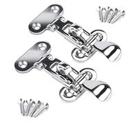 Anti-Rattle Lockable Hold Down Clamp Latch Marine Stainless Steel (2 PCS)