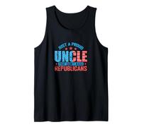 Anti Republican Proud Uncle Graphic Tank Top