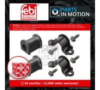 FEBI BILSTEIN Repair Kit, stabilizer suspension 106260 Rear Axle with holder with bolts/screws VOLKSWAGEN: Caddy 3, CADDY 4 Kasten, CADDY 4 Kombi