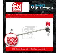 febi bilstein 27897 Stabiliser Link with lock nuts, pack of one, silber