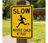 Anti-rust High Visibility Reflective All Season Sign for Slow Down Game, For Street Lawn Private Gardens Neighborhoods Schools Playground Sidewalk
