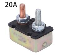 Anti-Rust Off-Road Reset - 12v/24v Dc 10-50a Thermal 2pcs Automatic Vehicles Circuit Breaker Protection Overcurrent Rv Automotive for Heavy-Duty Type I Plastic Marine Enclosure(30A)