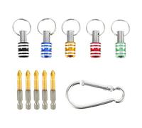 Anti-Rust Screwdriver Change Sleeve and Change-Over Rod Odd Jobs Around The House at Work for Years of Use Chain Women for Car Keys