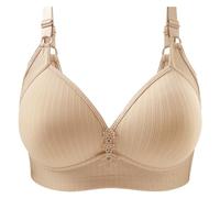 Anti Sagging Breast Bra - Women's Bras Non Wired Super Padded Push- Up Bra Full Coverage Bras Deep V Neck Bras Sleep Bras Comfort Adjustable Bras Sexy Gathered Together Daily Cotton Bra