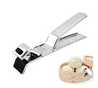 Anti Scald Bowl Holder Clip - Stainless Steel Hot Plate Lifter - Kitchen Dishes Lifter - for Home Kitchen Microwave Oven Barbecue Grill Bowl Pans