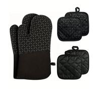 Anti-scald Gloves, Thickened Non-slip Heat-resistant Microwave Oven Special Baking Mitts, Making Pastry Candy