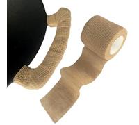 Anti-scalding Cast Iron Pan Handle Wrap - Protective Wrap For Hot Pan Handles | Insulated Grip Wrap For Cookware Handles | Pan Handle Tape Made Of Non-Woven Fabric For Heat Protection & Grip