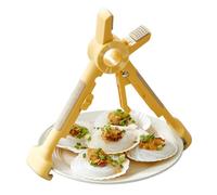 Anti-scalding plate gripper | 2 in 1 non-slip ergonomic , anti-scale bowl clip, for cooking, serving, bottles, camping, restaurant, cafeteria and buffet