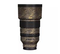 Anti-Scratch Camera Lens Sticker Coat for Sony FE 135mm F1.8 GM Vinyl Wrap Protective Film Body Protector Skin FE1.8/135 GM 135 1.8(Wave Gold)