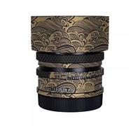 Anti-Scratch Camera Lens Sticker for Sigma 45mm F2.8 DG DN Fit for Sony Mount Camera Coat Wrap Protective Film Body Protector Skin Cover 1:2.8 45 2.8(Wave Gold)