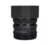Anti-Scratch Camera Lens Sticker for Sigma 45mm F2.8 DG DN Fit for Sony Mount Camera Coat Wrap Protective Film Body Protector Skin Cover 1:2.8 45 2.8(Carbon Fiber Black)