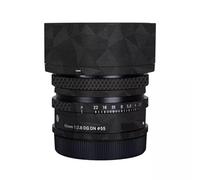 Anti-Scratch Camera Lens Sticker for Sigma 45mm F2.8 DG DN Fit for Sony Mount Camera Coat Wrap Protective Film Body Protector Skin Cover 1:2.8 45 2.8(Triangle Black)