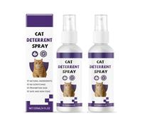 Anti Scratch Cat Spray, Cat Deterrent Spray Indoor & Outdoor, Safe & Effective Solution, Cats from Scratching Furniture, Plants, Sofas, Carpets (2pcs)