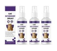 Anti Scratch Cat Spray, Cat Deterrent Spray Indoor & Outdoor, Safe & Effective Solution, Cats from Scratching Furniture, Plants, Sofas, Carpets (3pcs)
