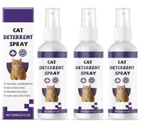 Anti Scratch Cat Spray,Cat Deterrent Spray Indoor & Outdoor,Stops Scratching Furniture, Plants, Sofas, Carpets, Curtains120ML (3 pcs)