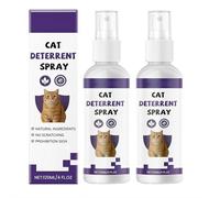 Anti-Scratch Cat Spray for Indoor and Outdoor, Pet Environment Management Spray, Stops Scratching Furniture, Lemongrass and Peppermint Natural Ingredients (2pcs)