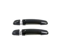 Anti-Scratch Compatible with Sedici 189 2006-2011 Single Hole Dual Smart Door Handle Trim with Exterior Bowl Protector Anti-Scratch Guard Kit Door Handle Protector(2 Doors Carbon Fiber Pattern B)