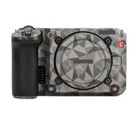 Anti-Scratch EOSC50 Camera Vinyl Wrap Skin for Canon EOS C50 Accessories Protector Coat Sticker C 50 Protective Skin C50 (Triangle Titanium, for Canon EOS C50)