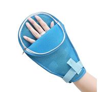 Anti Scratch Fixed Restraint Glove Reusable Anti Scratch Hand Mitts for Elderly Protection Hand Infection Protectors Padded Mitts Medical Double Security Mitts Hand Control Mitts 1pcs