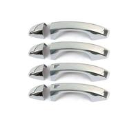 Anti-Scratch for 2020 Jetta VS7 Holeless Dual Smart Door Handle Trim with Decorative Strip & Cup Scratch Guard Accessories Door Handle Protector(Electroplating)