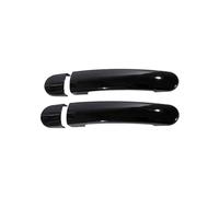 Anti-Scratch for Seat Arosa 6H 1997-2004 No Hole Door Handle Chrome Trim Exterior Anti-Scratch Bowl Protector Accessories Door Handle Protector(2 Doors Bright Black)
