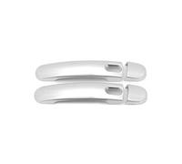 Anti-Scratch for Seat Arosa 6H 1997-2004 No Hole Dual Smart Door Handle Chrome Trim Exterior Anti-Scratch Bowl Protector Accessories Door Handle Protector(2 Doors electroplated)