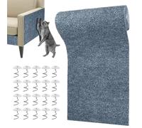 Anti-Scratch for Sofa - Adhesive Strip - Scratch-Resistant Sofa Cat 210 x 40 cm with 20 Screws, for Furniture Protection and Enrichment for the Wall Bedroom Floor