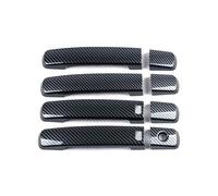 Anti-Scratch for Teana L32 2007-2013 Single Hole Dual Smart Car Door Handle Replacement Accessories Door Handle Protector(Carbon Fiber Pattern)