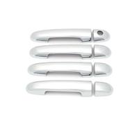 Anti-Scratch Single-Hole Door Handle Frame Protector for Kia Soul 2009-2014 - Scratch-Resistant Outer Grip Cover Film Door Handle Protector(Electroplating)