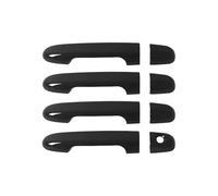 Anti-Scratch Single-Hole Door Handle Frame Protector for Kia Soul 2009-2014 - Scratch-Resistant Outer Grip Cover Film Door Handle Protector(Bright Black)