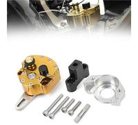 Anti-shake device Steering Damper Stabilizer For VFR800F VFR800Fi VFR800 VTEC Motorcycle Adjustable Reversed(Damper n Bracket 2)