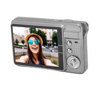 Anti Shake Digital Camera, FHD 48MP 4K Kids Camera Point and Shoot Camera with 8X Digital Zoom Autofocus Digital Camera Gifts for Kid Student Teen Girl Boy (Grey)