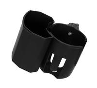 Anti Shake Drink Bottle Holder Stand For Baby Carriages Ergonomic Design Easy Installation For Daily Parenting Black Cup Holder With Phone Rack