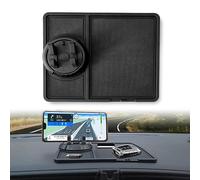 Anti Shake Non Slip 4-in-1 Car Phone Pad Dashboard Pad, Multifunctional 360 Degrees Rotation Cell Phone Mount Temporary Parking Number, Can Hold Coins, Keys, Sunglasses and More