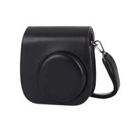 Anti-Shock Camera Rucksack Camera Travel Bag PU Leather Camera Bag & for Fu&ji&fi&lm for in&st&ax for Mi&ni 12/11/9/8 Retro Camera Protective Cover Shell Pouch Protector Scratchproof(BlackOne)