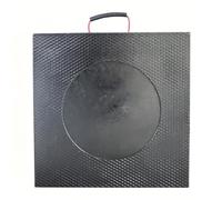Anti-Sink Outrigger Pads for RV and Cranes with Handle, Square Support Mats for Forklift, Wrecker, Grass, Dirt, and Gravel, 3 Pack