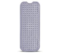 Anti-Skid Bath Mat, Extra-Large Silicon Shower Mat with Suction Cups & Drainage Holes, Durable Non-Slip Bathroom Floor Mat (100 x 40 cm)