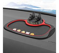 Anti-Skid Dashboard Sticky Pad, Non-Slip Dash Mat, Phone Mount Holder Multifunctional Pad for Keys, Cell Phone, Coins and Glasses (Cartoon)