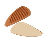 Anti-Skid Fuel Tank Protector Pad for Riding(Light Brown)