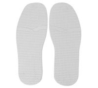 Anti Skid Leather Shoe Sole, Raised Grain Rubber Replacement Soles, Protect for Shoe Repair (White)