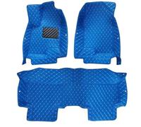 Anti Skid Mats 5 Seats For Toyota For 4Runner 2014 Universal Car Mats Waterproof All-Weather Interior Accessories(Blu,LHD)